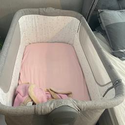 Be by me next to me crib £50 (few months old paid £150) baby bath chair £10. Baby microwave steriliser used a few times like new £10. Pet and smoke free home. Collection ts3 Middlesbrough