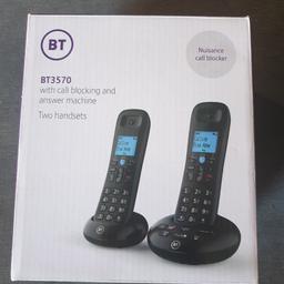 BT3570
With call blocking and answer machine
Two handsets