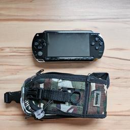 Verkaufe PSP 2 mit Tasche und 2 Akkus mit digitalem Ladegerät