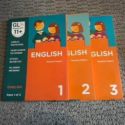 GL assessment English 11+. Almost complete set, just one assessment missing. From smoke free home.