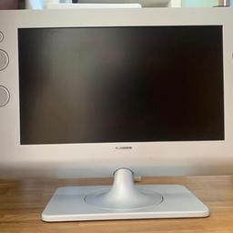 Tv or used as pc monitor good condition it’s a shame to take the tip if someone can get some use out of it free of charge.  Power cable, PC to HDMI cable included.  Remote control included.  All working 