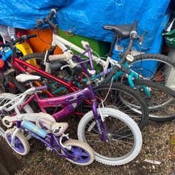 5 mixed bikes some for kids some are adults, price is for all offers are welcomed, some of them are not in good condition they will need fixing,
Collection from Leytonstone