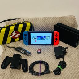 Nintendo switch V2 in excellent condition very well looked after in perfect working order comes with a carry case one game and includes the dock please see all pics 

One game - Lego City Undercover

*Would make a lovely gift*

£170

Collection or local delivery available

Thank you for looking

*From A Smoke & Pet Free Home*