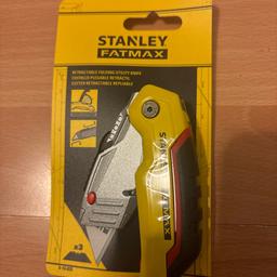 Brand new - still in package

Brand new Stanley FatMax Knife

Good for cutting and marking materials and good for use on site and trade work

Price does not include postage