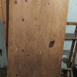 alte Holztüre ohne Zarge für Dekozwecke 190x85cm