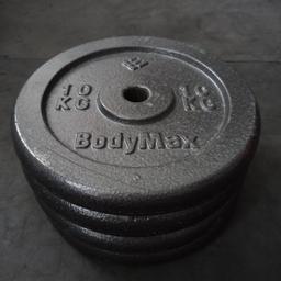 2 times BodyMax 10kg left, 20kg total.

WIDTH
27cm

DEPTH
3.5cm

HOLE DIAMETER
1-inch

ALSO AVAILABLE
2 times BodyMax 5kg (10kg total)

W9 1BT

Lots more gym equipment being sold to make space for conversion; drop a message for inquiries or for faster response leave contact.