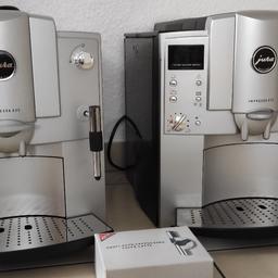 Es werden 2 Kaffeeautomaten der Marke Jura angeboten, Impressa E25 und Impressa E75. Beide reparaturbedürftig oder als Ersatzteile zu verwenden.