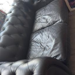 Hardly used black two-seater Chester sofa for sale to free up space.
Collection only
No time wasters