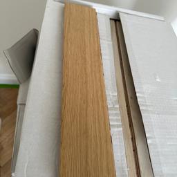 Ted Todd 
European oak
Engineered wood, Narrow Herringbone 
Sugar cane - colour

narrow herringbone is 90mm wide and 450mm long

18 boxes at £75/box 
On official website starting cost is £83 
All boxes not used 
First 2 boxes opened but not used