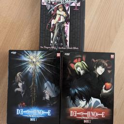 verkaufe Death Note DVD Box 1+2 inklusive Manga Band 1 für € 60 VHB.

Versand ist ebenfalls möglich, allerdings wären die Versandkosten selbst zu tragen.

Einzel Verkauf ist ebenfalls möglich.