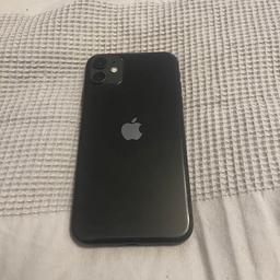 black iPhone 11 64gb, no marks or scratches.