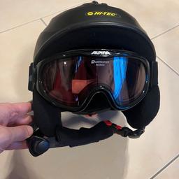 Alpina Quattroflex Skybird Skibrille im sehr guten Zustand und Helm von Hi-Tec (schwarz)
Größe M

Versand möglich