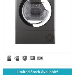 Hoover dynamic next 10kg condensor dryer good used condition still selling for £329