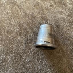Solid silver thimble Sheffield made 9.7 grams