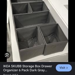 IKEA storage zip drawer dividers SKUBB

Only £10 for 9

Collect BL5