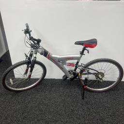 APOLLO CREED 18” ADULT MOUNTAIN BIKE SILVER

BIKE HAS BEEN IN STORAGE SO TYRES ARE FLAT HOWEVER BIKE IS IN FULL WORKING ORDER

COLLECTION ONLY