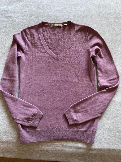 Buy & Sell South West London Richmond upon Thames - Photos for Mauve Merino Wool Light Jumper