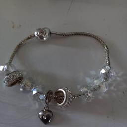 worn ounce samuels 
925 silver charms braclet .6""