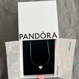 Pandora Elevated Heart Necklace - Original Packaging. Never Worn.