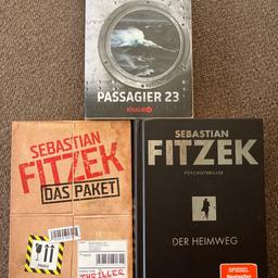 Sebastian Fitzek Bücher: Passagier 23, Das Paket, Der Heimweg (als Trio: 24€ gesamt oder einzeln je 10€)