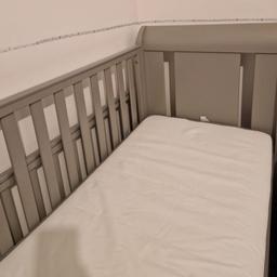 Never used so in pristine condition
Can be used as a cot when the child is a baby and be gradually converted into a small child’s bed (6+)

Comes with matress

Originally bought for £350.