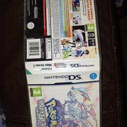 Black Nintendo Ds Lite, comes with stylus's and charger.
Pokemon White 2