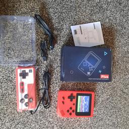 Handheld Game Console Portable Retro Console with 400 Classic Games 3 Inch Colour Screen Support for Two-Player Games 

New only been took out the box and turned on to show it all works £8 collection only Dudley DY2