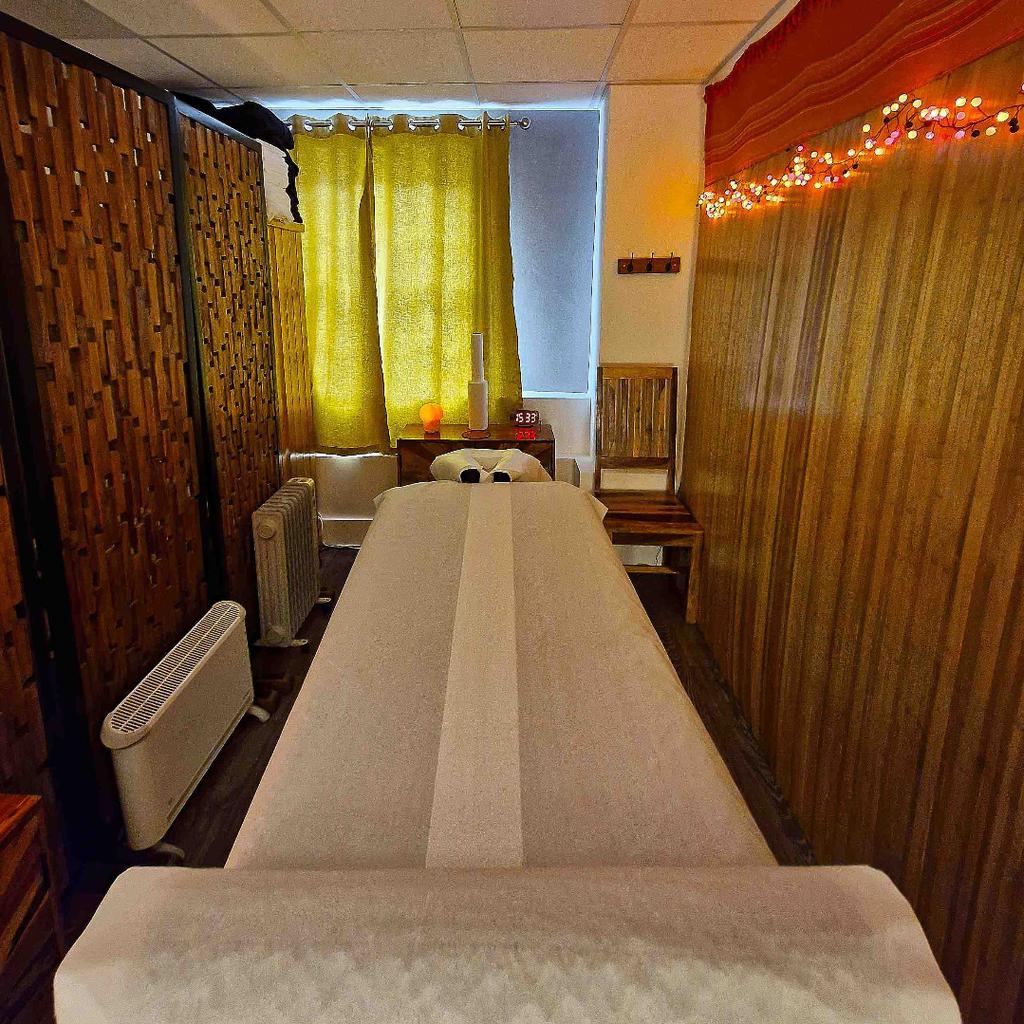 During Abhyanga, the Ayurvedic full body massage, I apply organic, warmed herbal oil, and perform hundreds of specific movements all over the body. If you feel like relaxing and rejuvenating in a gentle way without experiencing pain, this is the perfect choice! But if you need a very strong, deep tissue reaching massage because of having stiff or painful muscles, trust me, I can help you with that as well! I offer full body treatments for reasonable prices: they provide what your body needs for balance and well-being, they are tailor-made for you.

My massage studio is just next to Marylebone station. It's a private, nice and warm, serene space, where you can forget all the stress while indulging in scent of premium essential oils and beautiful, ancient music on a very comfortable massage table.

70 min.: £55
90 min.: £65
120 min.: £80
150 min.: £95
180 min.: £110

If you require a visiting session, please text me for an outcall fee.

07733395330

ayurvedicmassageoflondon@gmail.com
