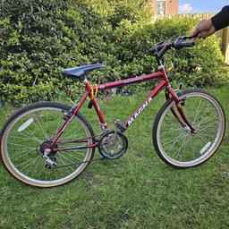 Men’s mountain bike for sale had for a couple of years selling as moving out of house and no garage at new house to store. Needs a bit of TLC as been in garage rear tyre has a puncture and brakes need looking at easy repair for someone who knows about bikes. £60 ono