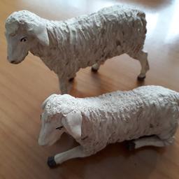 2 handgefertigte Schafe aus Apulien, zusammen, wenn Interesse tel.06644069291