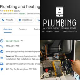- Boiler repairs, installation and servicing.
- Cooker repairs, installation and servicing.
- Gas fire repairs, installation and servicing.
- 24 hrs emergency service response.
- Upgrade heating systems.
- All aspect of plumbing work covered ( sink, bath, taps ,radiator installation, burst pipe ect)

Please do not hesitate to contact us.

We cover all of Birmingham and West Midlands.

0 7 5 8 4 8 1 2 7 7 0