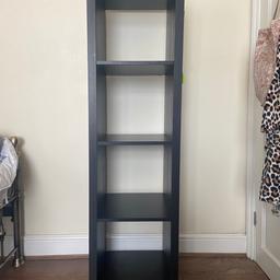 IKEA black shelving unit


Only used for a few months, still in brand new condition


Height: 146.5 cm



Width: 41.5 cm


Link to ikea: https://www.ikea.com/gb/en/p/kallax-shelving-unit-black-brown-40275846/#content


I will disassemble this on purchase so this can be easily loaded in a car.


If wanted to pick up, message me before buying so we can discuss delivery options
