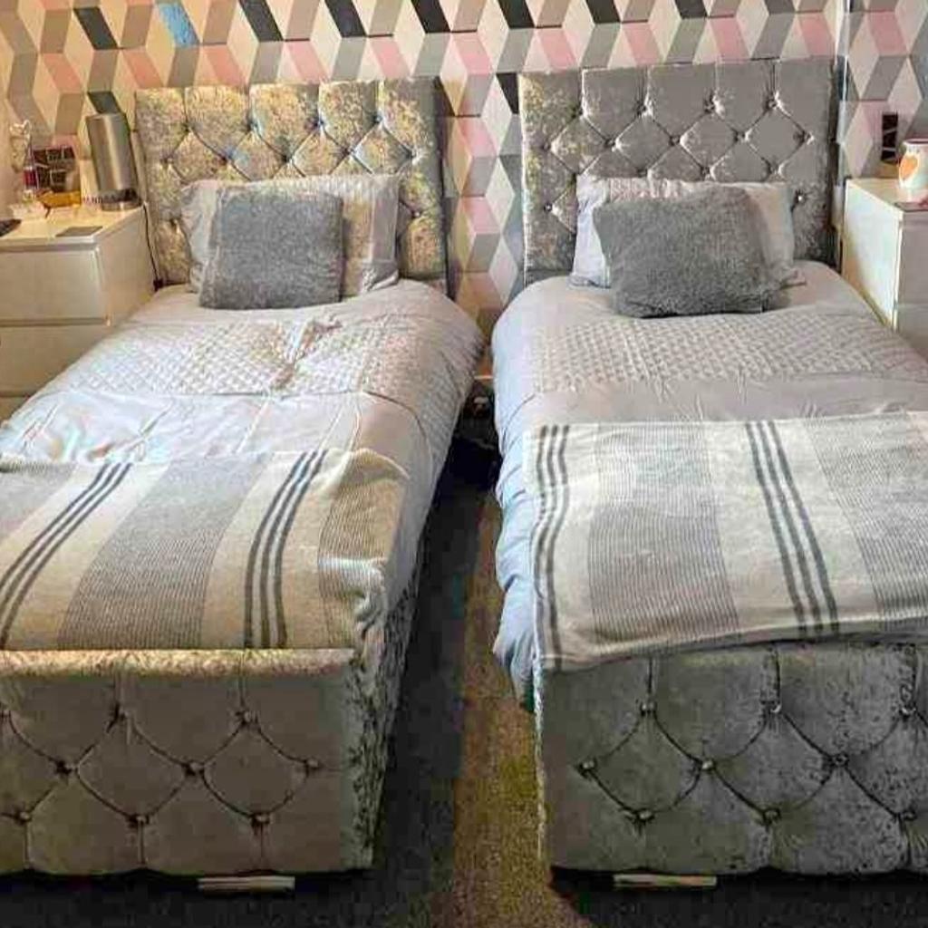 For more details WhatsApp at +44 7424 461134

🎨Comes in wide range of colours & Fabrics
Available Sizes 📐
Single, Small Double, Double, Kingsize & Superking Size

All types of Upgraded mattresses available

✅Mattress optional
✅ FREE Delivery now Available
✅Ottoman box available
✅Drawers (Optional)
✅ Includes slats & solid base
✅Cash on Delivery Accepted
✅Nationwide Delivery Available (T&C Apply)

If this looks like next dream bed then get in touch with us🌠

Shop this luxury bed frame for the most reasonable and honest prices💥