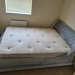 double bed for sale was used in the spare room. mattress has se bobbling but otherwise good condition 

will need to be dismantled