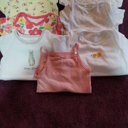 baby girl baby grows 7 short sleeved
new born up to 3 months old
worn a couple of times in good condition.