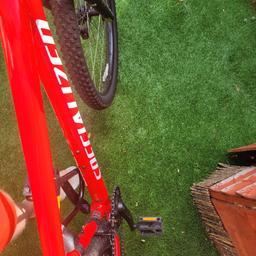 6 months old mountain bike very good condition,siz8e L,comes with pitlock set 3 front and rear wheel security skewers.
the bike hasn't been used much.
and I've got the receipt for the purchase. 
…