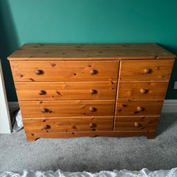 Free for collection. Solid pine drawers in good condition.