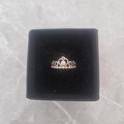 Genuine Princess Tiara Crown Pandora Ring for sale.
Size J.

Collection only from L8 Liverpool