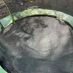 Trampoline 10 ft size very good condition .