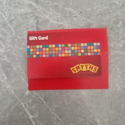 £25 Smyths Giftcard. Never Used. 

You are welcome to check the balance of the card upon collection to ensure its balance. 

Collection is from L8 Liverpool. Collection only.