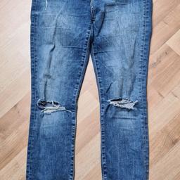 Jeanshose von H&M Super Skinny High Waist Ankle Lenght in Größe 28