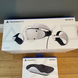 PlayStation VR2 with PlayStation VR2 Sense control charging station

Hardly been used, in original packaging & in excellent condition.