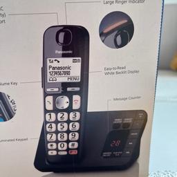 Brand new triple set of cordless phones with answer phone with full instruction booklet only used once but they are too complicated for us oldens please see all four pictures I paid £85 for them . I’ve had them three weeks only 