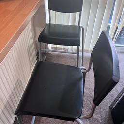 3 bar chairs in good condition, plastic body. Using these for 4 years and very strong. Cannot use it in the new home, so selling.
5 per piece, 12 for 3 together.