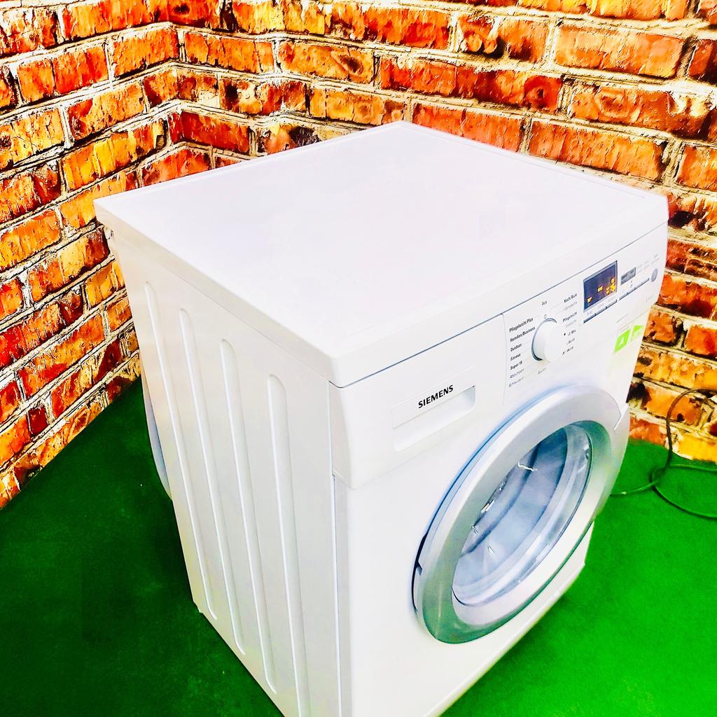 Willkommen bei Waschmaschine Nürnberg!

Entdecken Sie die Effizienz und Leistung unserer hochwertigen Waschmaschinen von Siemens E14.47. Vertrauen Sie auf Qualität und Zuverlässigkeit für die perfekte Pflege Ihrer Wäsche.

⭐ Produktinformationen:
- Modell: WM14E473EX
- Geprüft und gereinigt, voll funktionsfähig.
- 1 Jahr Gewährleistung.

‼️Gerätemaße (H x B x T): 84.7 oder (82 cm ohne Deckel) x 60 x 59 cm
Unterbaufähig

ℹ️ Mehr Infos auf unserer Website: 
☎️Telefon: 01632563493

✈️ Lieferung gegen Aufpreis möglich.
⚒ Anschluss: 10 Euro.
♻️ Altgerätemitnahme: Kostenlos.

ℹ︎**Beschreibung:**
* Fassungsvermögen: 7kg
* Schleudertouren: 1400 U/min
* Effizienzklasse: A
* Hygiene/Anti-Allergie, Schwarz
* Aquastop Funktion Ladungsausgleichsystem Schaumkontrollsystem
* Startzeitvorwahl
* Schleuder-Klasse: B