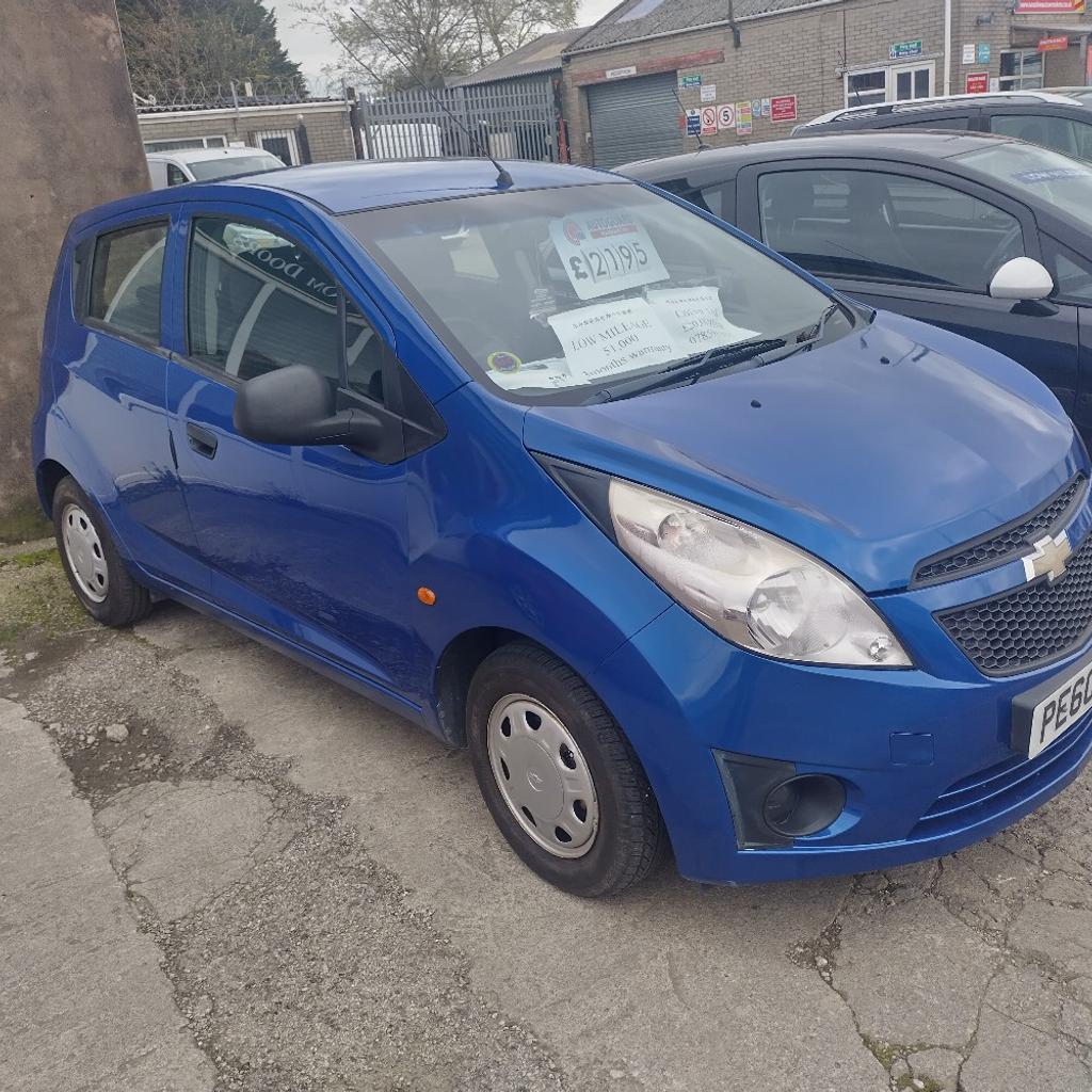 lovely little Chevy spark 3 former keepers low mileage excellent fuel economy MOT November 2024 with no advisories drives superb ulez complient electric windows air conditioning be a great first time car for someone hpi clear 3 months warranty bargain at £2295 PX welcome 0785993377