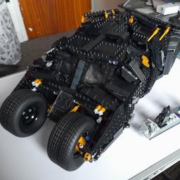 LEGO Batmoblie Tumbler.

Originally Purchased for £200.

Built once and has just sat on shelf gathering dust. Dust has been cleared off. Looks brand new.

Figures and Stand included.

Box and instructions not included.