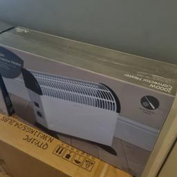2000w convector heaters brand new in box x2