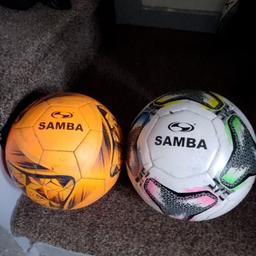 samba infiniti training footballs sizes 4 and £5 each in good condition collection only