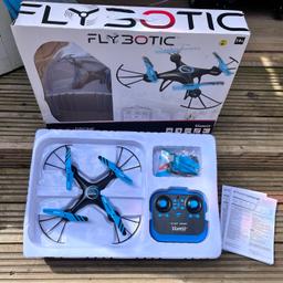 Brand new Flybotic stunt drone in original box never been used.